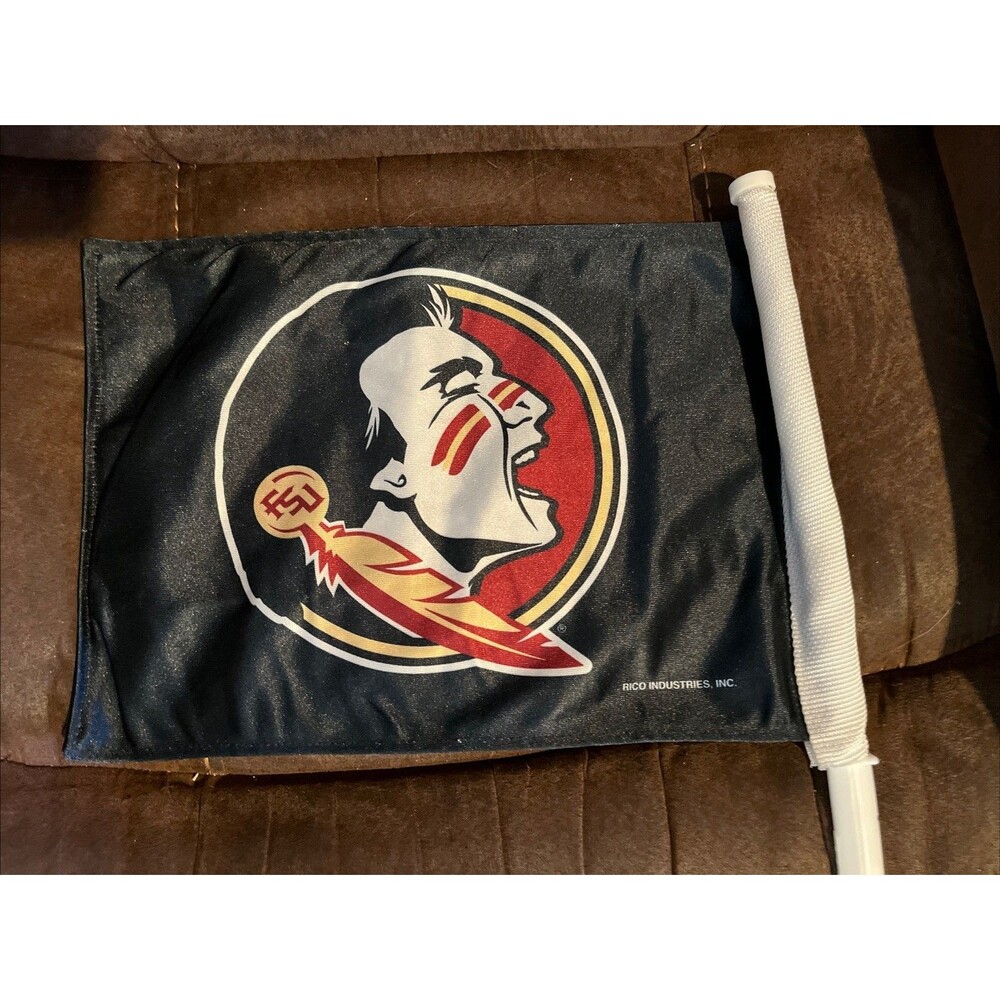 Florida State Seminoles Black Car Flag